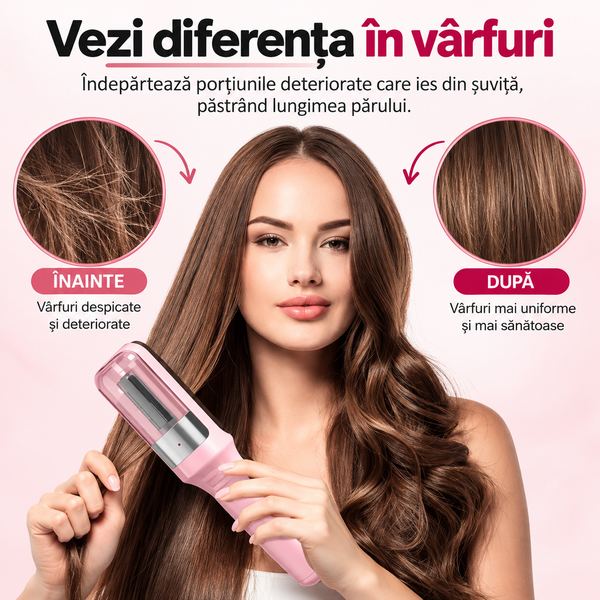 Trimmer pentru Vârfuri Despicate – Păstrează Lungimea Părului