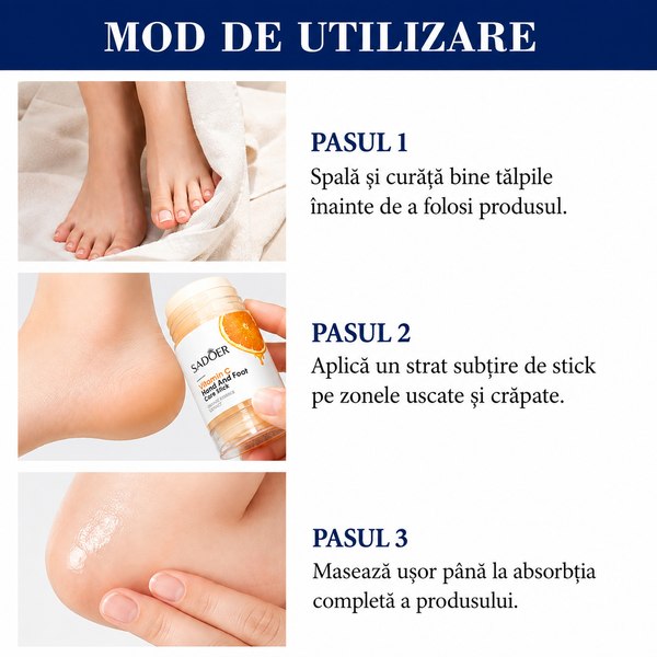 Crema Magică pentru Călcâie